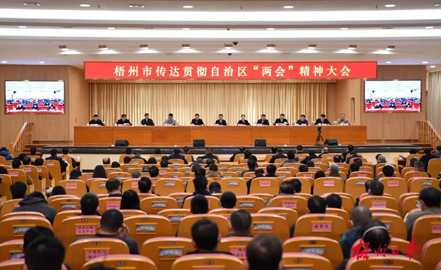 以“起步就要提速 首戰(zhàn)就是決戰(zhàn)”的奮斗姿態(tài)開啟新篇章丨梧州市召開傳達(dá)貫徹自治區(qū)兩會精神大會